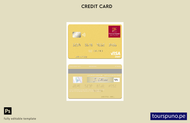 lista para imprimir plantilla de tarjeta de débito Visa CBIC de Granada